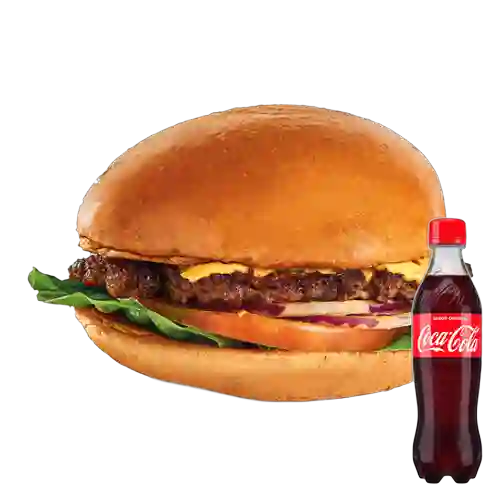 Combo Smash Burger + Coca-Cola Sabor Original 400 ml