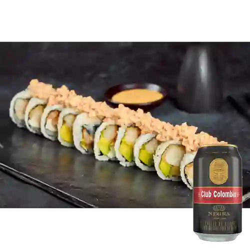 Combo Langostino Spicy + Club Colombia Negra 355 ml