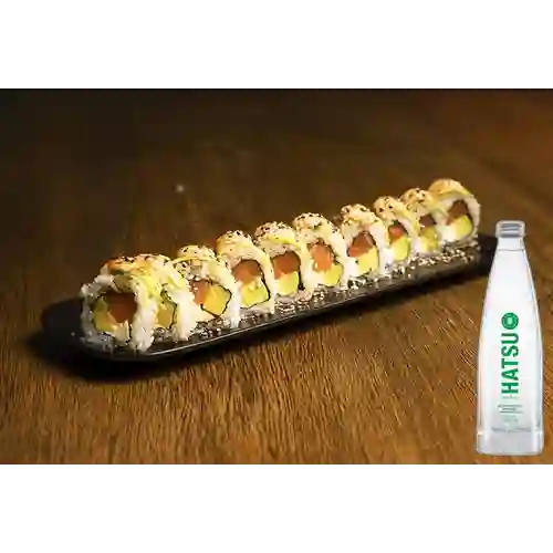 Combo Oni Sake Roll + Hatsu Mineral Con Gas 300 ml