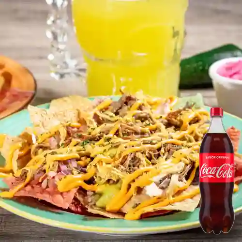 Combo Nachos Chilango +Cocacola Orig 1.75 l