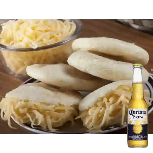 Combo Arepa James + Corona Extra 355 ml