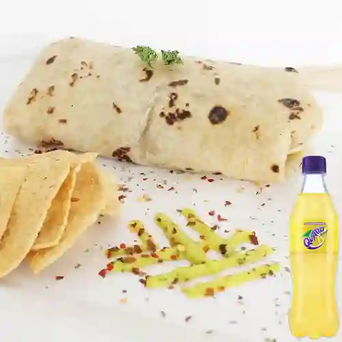 Combo Burro Mixto 3 Carnes + Quatro Original 400ML