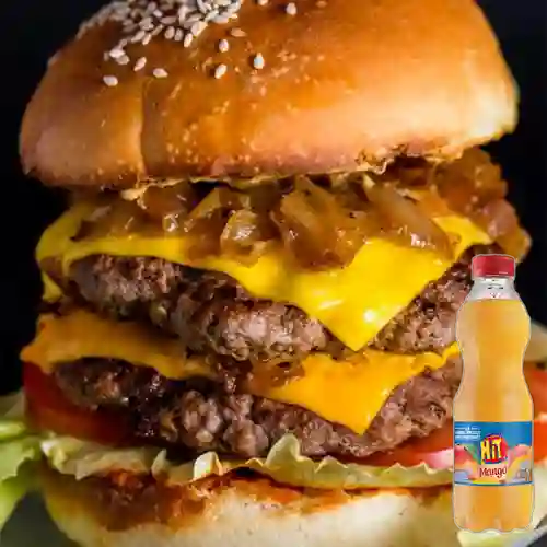 Combo Hamburguesa King Especial + Hit Mango 400 ml