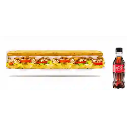 Combo Sandwich Pollo Champiñon + Gaseosa 250 Ml