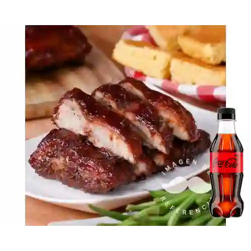 Combo Costilla de Adan + Coca-Cola ZERO 250 ml