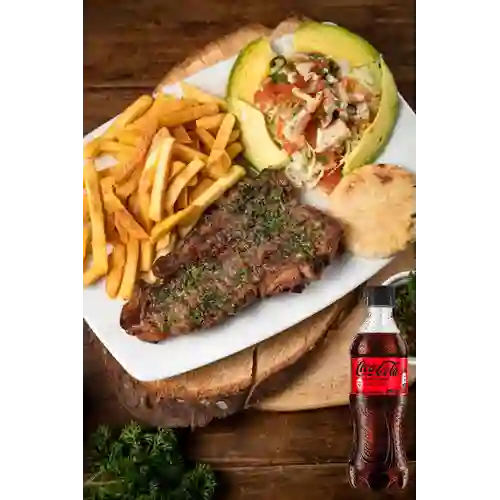 Combo Punta de Anca + Coca Cola Sin Azúcar 400 ml