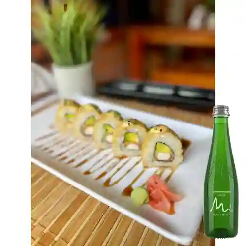 Combo Miami Roll + Agua Manantial con Gas 300 ml