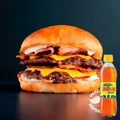 Combo Hamburguesa Especial + Colombiana 250 ml