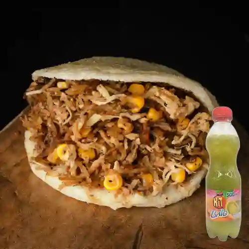 Combo Arepa Mazorcada + Hit Lulo 500 ml