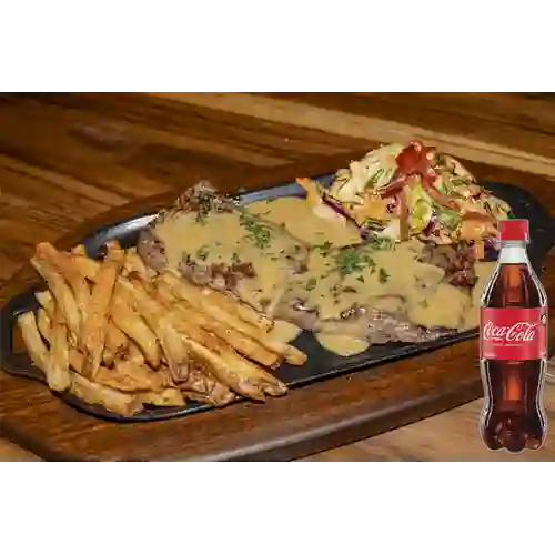 Combo Pepper Steak + Coca Cola Original 600ML
