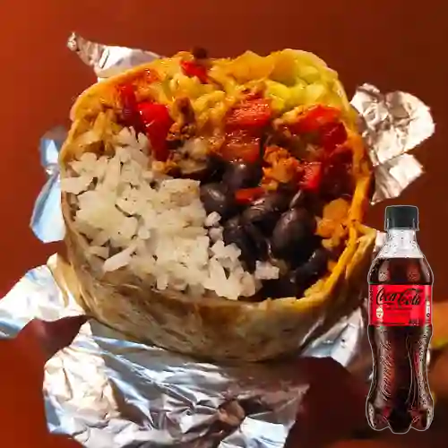 Mero Mero Burrito (2 Carnes) + Cocacola S/az 400ml