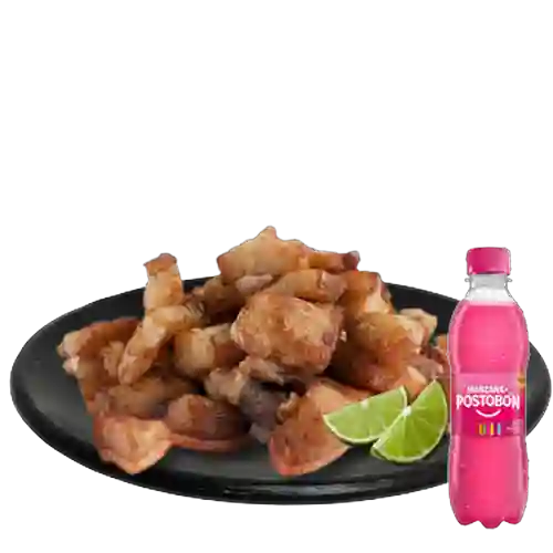 Combo Porción de Chicharrón + Manzana 250 ml