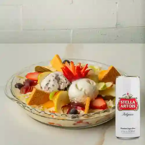 Combo Ensalada Super Jamaica + Stella Artois 269 ml