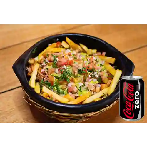 Combo Papas Mexicanas + Coca Cola Zero 235 ml