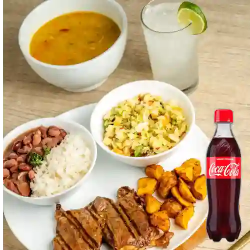 Combo Almuerzo Del Día a Tu Gusto +Cocacola Orig 400ml