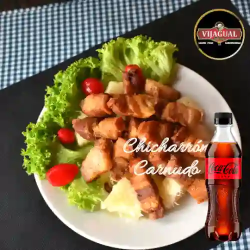 Combo Chicharrón Carnudo + Coca-Cola ZERO 400ml