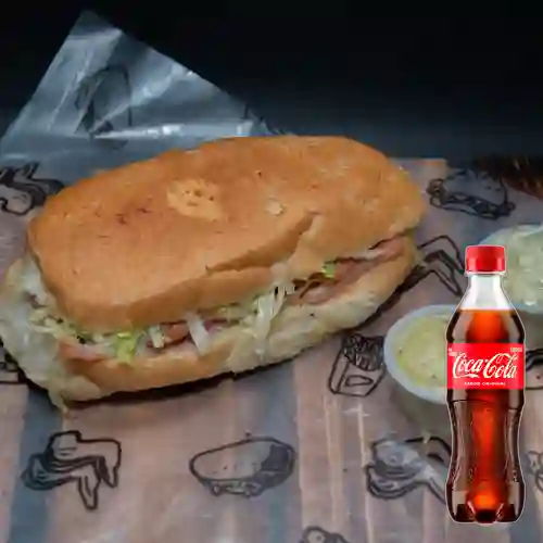 Combo Sándwich Mixto Mini + Coca Cola Original 400 ml