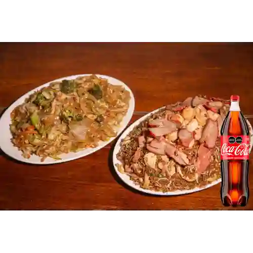 Combo Casa Mandarín&1/2 Pollo +Cocacola Orig 1.5 Lt