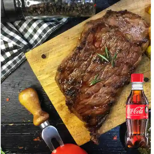 Combo Asado de Res 250gr. + Coca Cola 250ml