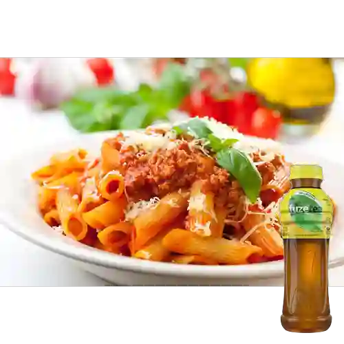 Combo Penne Rigate + Fuze Tea Limón 400 ml