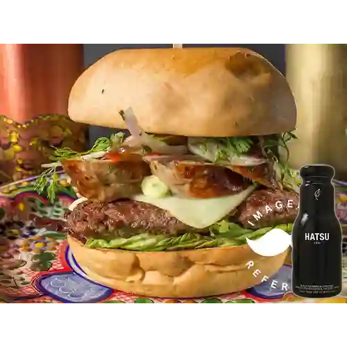 Combo Hamburguesa Argentina + Hatsu Negro 250 ml