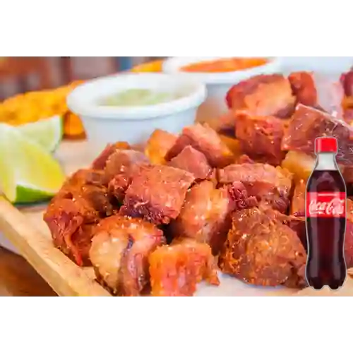 Combo Chicharrón Frito + Coca Cola Original 400Ml