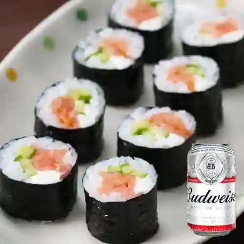 Combo Tuna Roll + Budweiser 350 ml