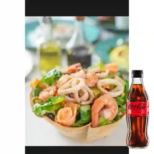 Combo Frutos Del Mar + Coca Cola Sin Azúcar 300ML