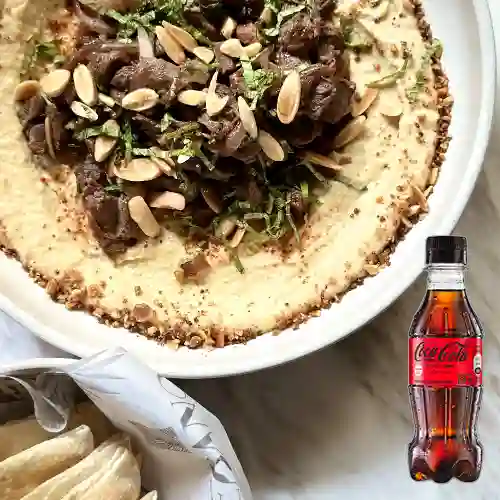 Combo Hummus Ébano + Coca Cola Sin Azúcar 250ML