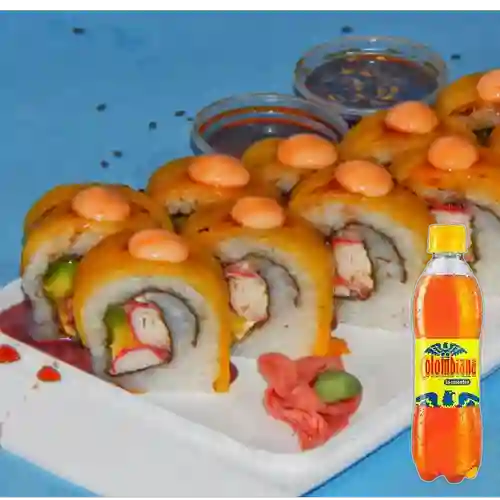 Combo Platano Roll 10 Makis + Colombiana 250 ml