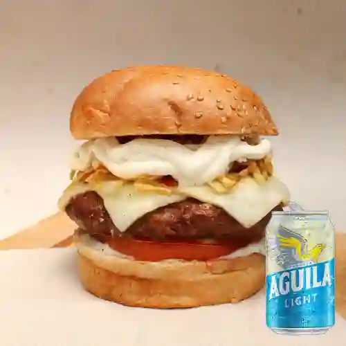 Combo Hamburguesa Urbana + Aguila Light Lta 330ml