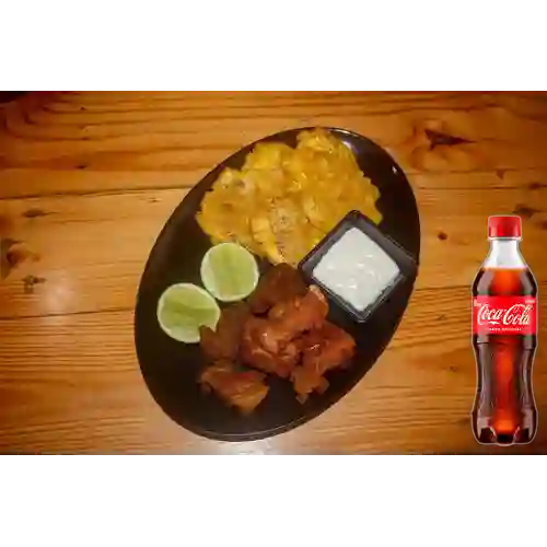 Combo Chicharrón Carnudo + Coca Cola Original 400 ml