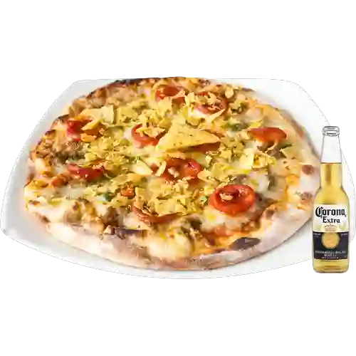 Combo Pizza Mexicana + Corona 350 ml