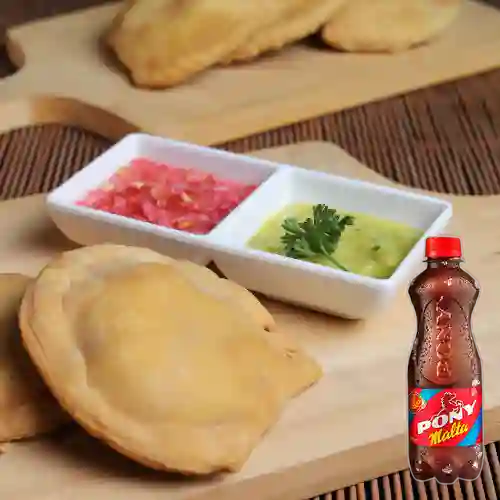 Combo Pastel de Pollo + Pony Malta 330 ml