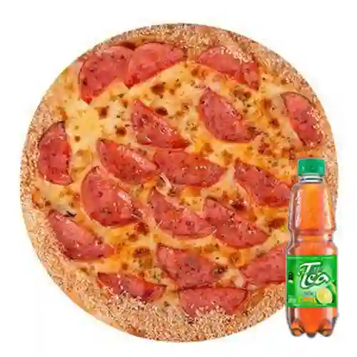Combo Pizza Salami + Mr Tea