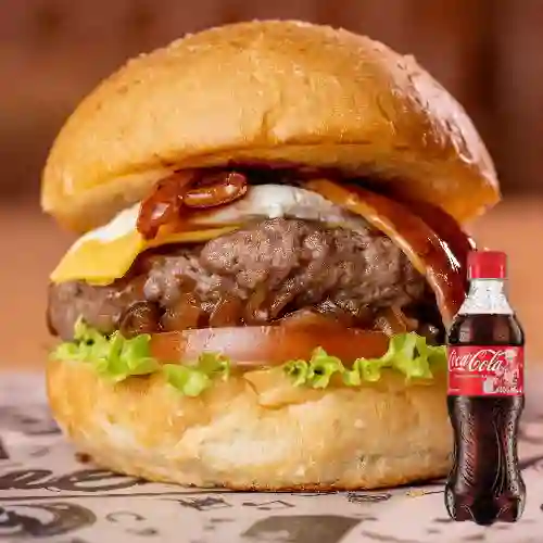 Hamburguesa Chris Cornell +Coca - Cola Oirginal 400