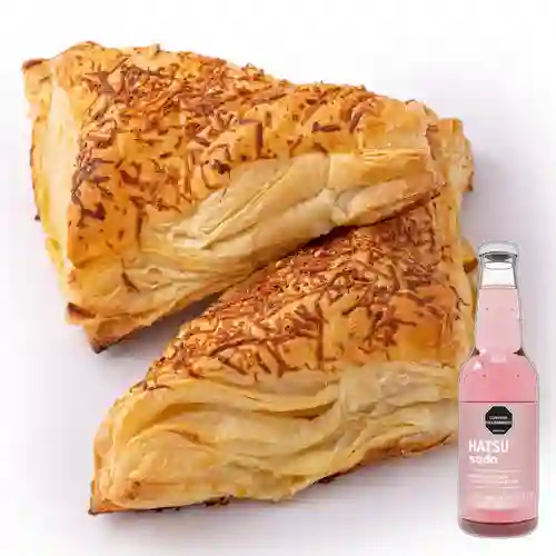 Combo Pastel Hawaiano +Hatsu Frambuesa Rosas 300ml