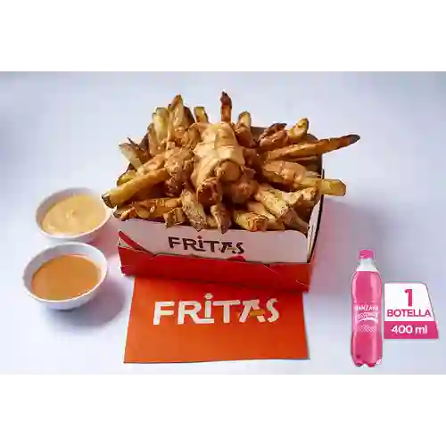 Combo Papas Ave María + Postobón Manzana 400 ml