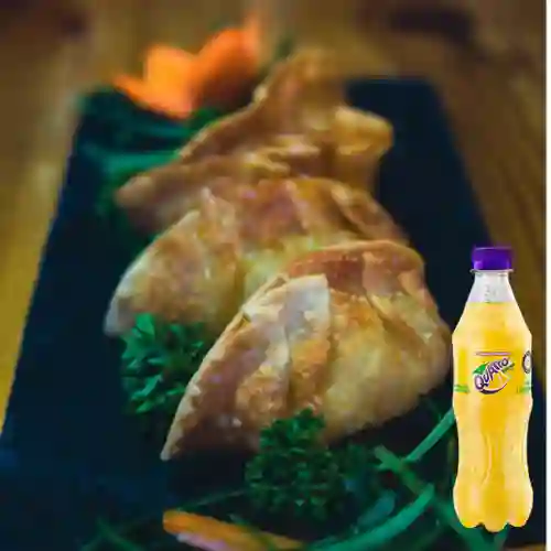 Combo Gyozas de Camaron + Quatro Original 400ML