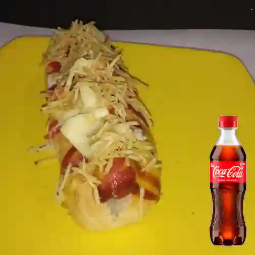 Combo Perro Mixto + Coca-Cola Sabor Original 400ml