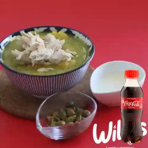 Combo Ajiaco Santafereño + Coca-Cola Original 200ml