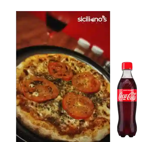 Combo Pizza Pomodoro Basilico +Cocacola Orig 400ml