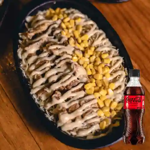 Combo Mazorca Desgranada de Pollo +Cocacola S/az 400ml