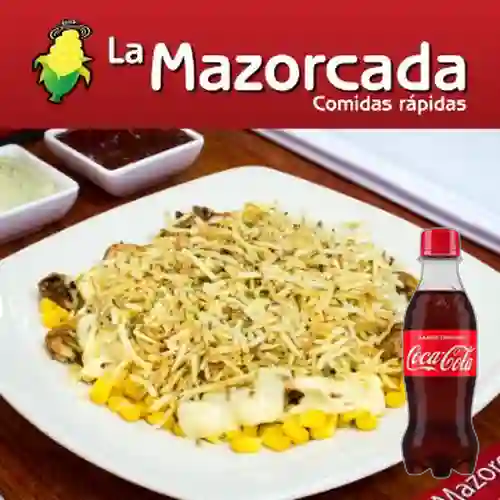 Combo Mazorca Desgranada c/ Pollo +Cocacola Orig 250ml