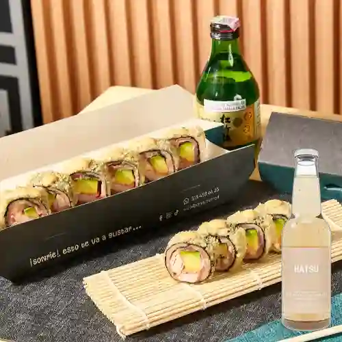 Combo Tuna Crispy Roll +Hatsu Uva Blanca&Romeo 300ml