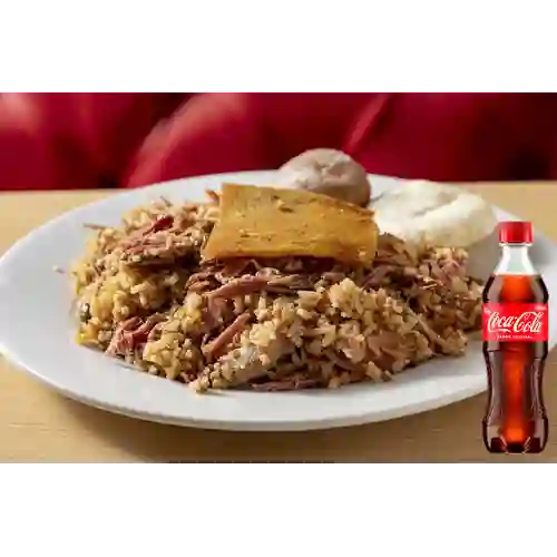 Lechona 300 G (Porción Personal) + Cocacola Org 400ml
