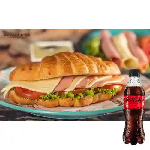 Combo Sándwich Clásico + Coca Cola Sin Azúcar 400 ml