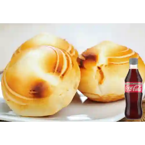 Combo Pan de Bono + Coca-Cola Light 300 ml