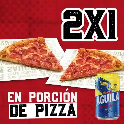 Combo 2x1 Porción Xxl Bbq + Aguila en Lata 330ml