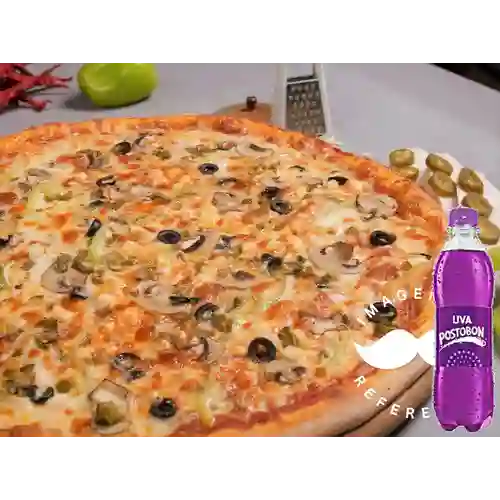 Combo Pizza Personal Mexicana + Uva Postobon 250 ml